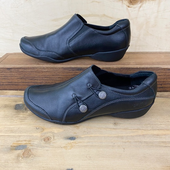 Taos Footwear Shoes Taos Encore Black Leather Shoe Size 85 Wide